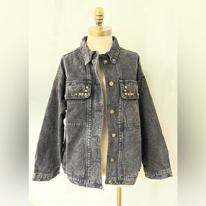 Falmer Heritage black jean jacket